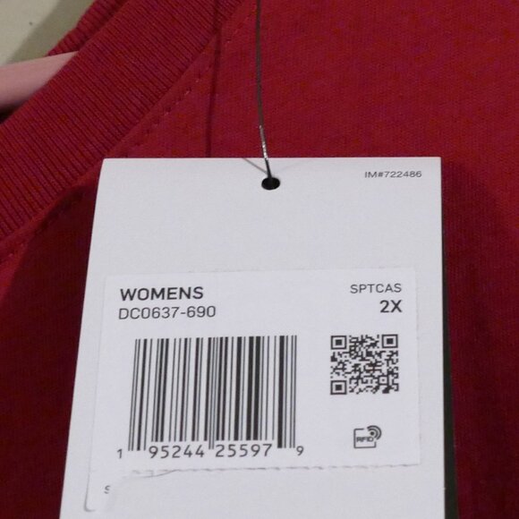 Nike Plus Size Long Sleeve Cotton Graphic Top NWT - Picture 6 of 10